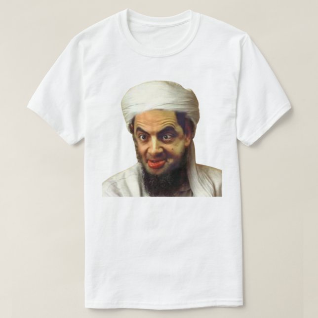 Osama bin Laden or Osama bean laden T-Shirt (Design Front)