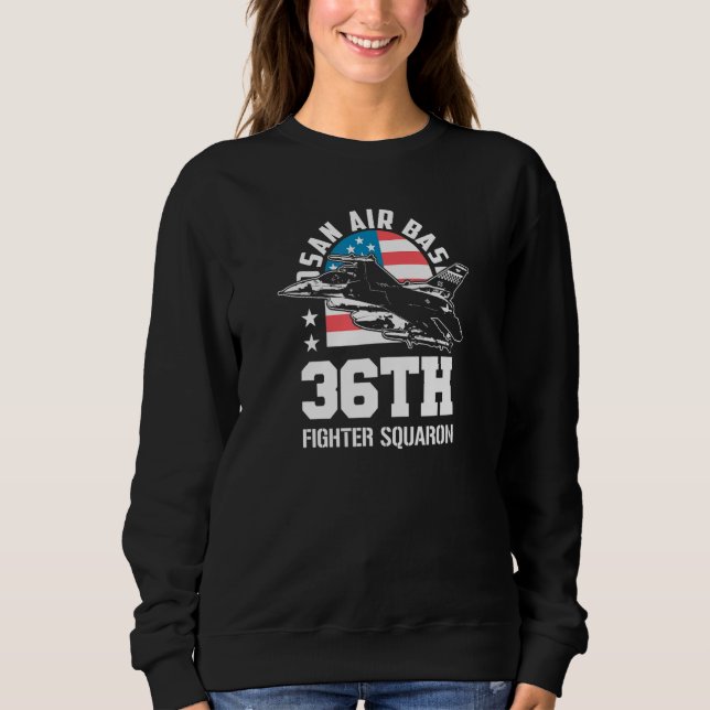 Osan Air Base 36th Fighter Squadron South Korea So Sweatshirt (Front)