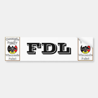 Osaugie FDL Bumper Sticker - Must edit to see all!