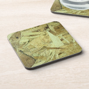 OSB Chip Board Plywood Beverage Coaster