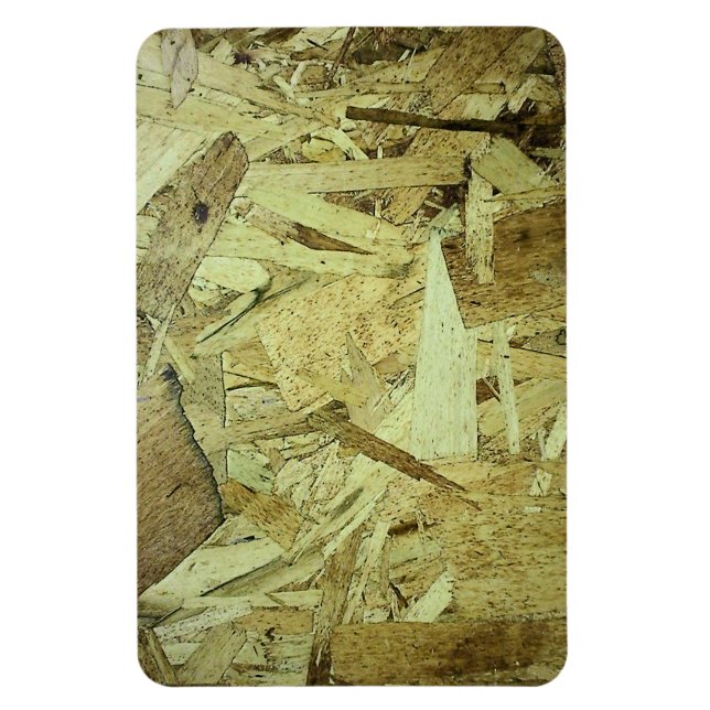 OSB Chip Board Plywood Magnet (Vertical)