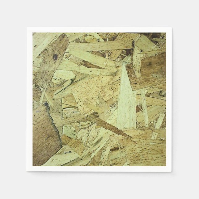 OSB Chip Board Plywood Napkins (Front)
