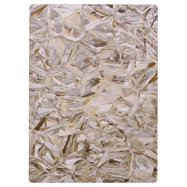 OSB Construction Plywood Material Print Clipboard (Back)