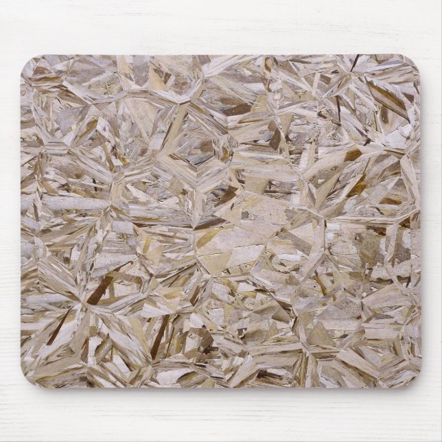 OSB Construction Plywood Sheeting Print Mouse Pad (Front)