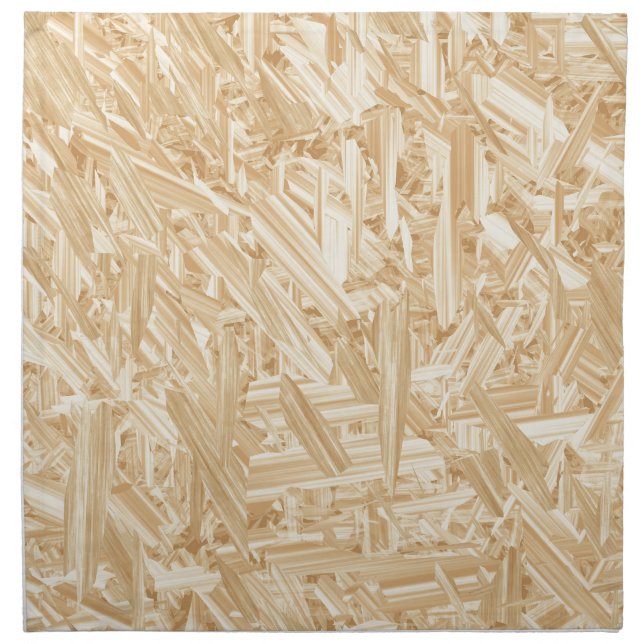 OSB Pattern Chipboard Renovation Cloth Napkin (Front)