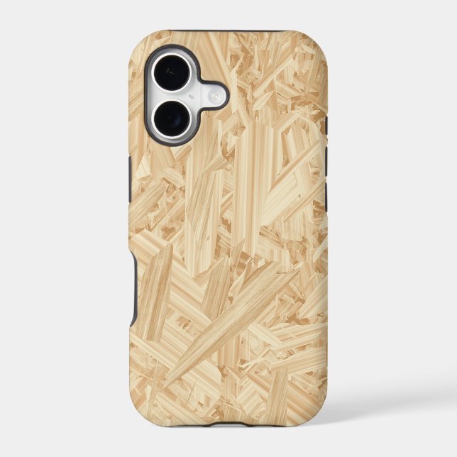 OSB Pattern Chipboard Renovation Iphone Case (Back)