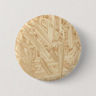 OSB Pattern Chipboard Renovation Pinback Button