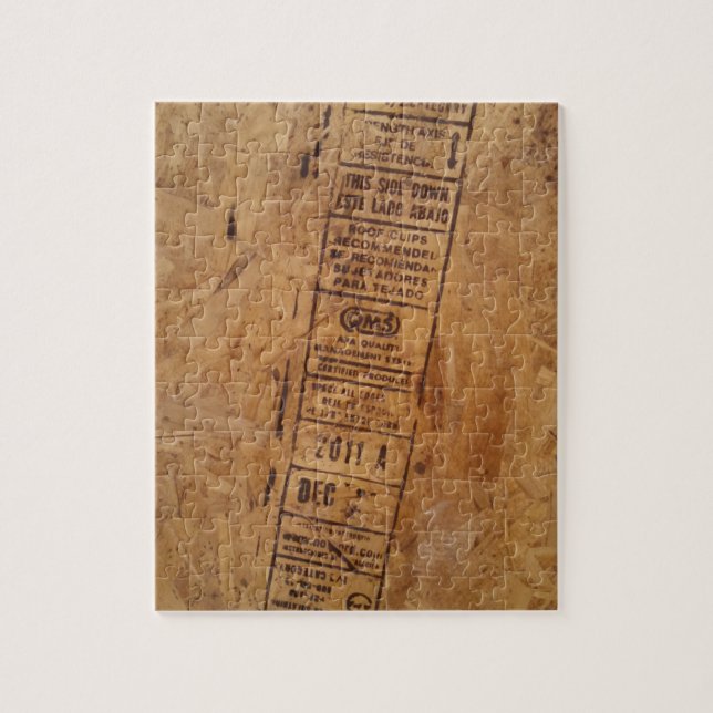 OSB plywood (printed) puzzle (Vertical)