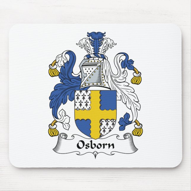 Osborn Family Crest Mouse Pad (Front)