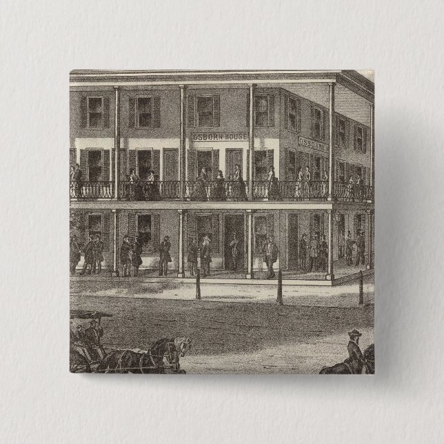 Osborn House, Squan, NJ Button (Front)