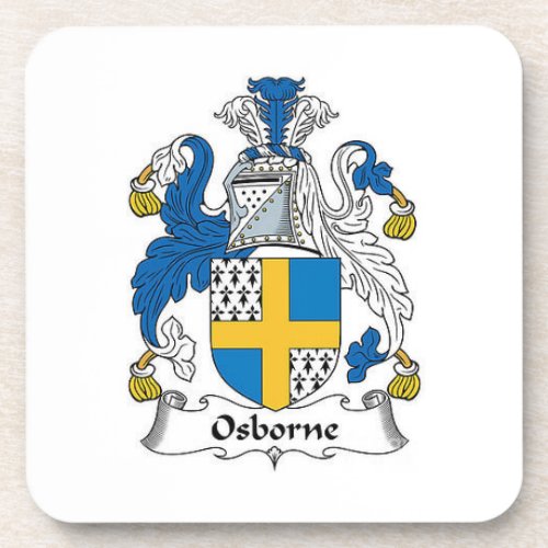 Osborne Family Crest  Beverage Coaster