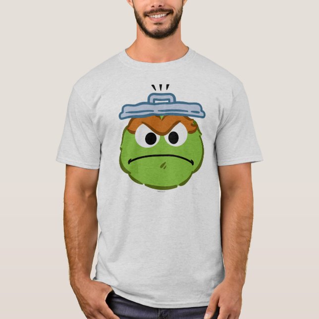 Oscar Angry Face T-Shirt (Front)