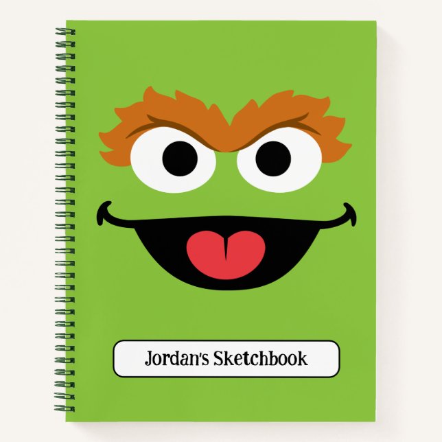 Oscar Face Art Drawing Notebook (Front)