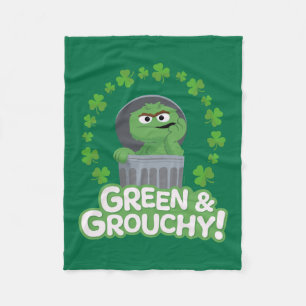 Oscar Green & Grouchy! Fleece Blanket