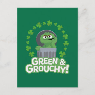 Oscar   Green & Grouchy! Postcard