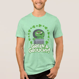 Oscar   Green & Grouchy! Tri-Blend Shirt