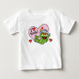 Oscar "I Love Trash" Valentine Baby T-Shirt