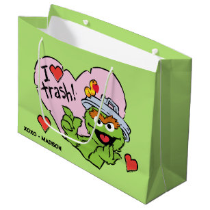 3 Valentine Gift Bags "I Love You" Paper Gift Bag