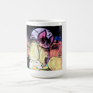 Oscar in the pumpkin patch color morph mug