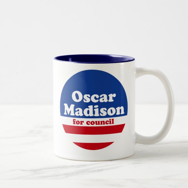 Oscar Madison for Council mug (Right)