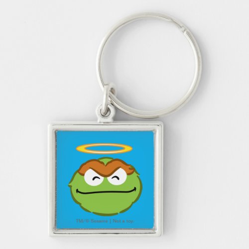 Oscar Smiling Face with Halo Keychain