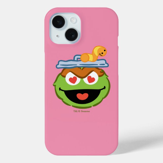 Oscar Smiling Face with Heart-Shaped Eyes Case-Mate iPhone Case (Back)