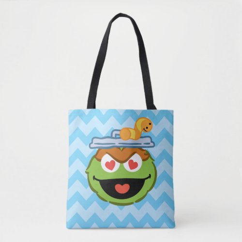 Oscar Smiling Face with Heart_Shaped Eyes Tote Bag