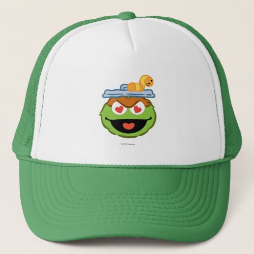 Oscar Smiling Face with Heart_Shaped Eyes Trucker Hat