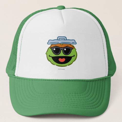 Oscar Smiling Face with Sunglasses Trucker Hat