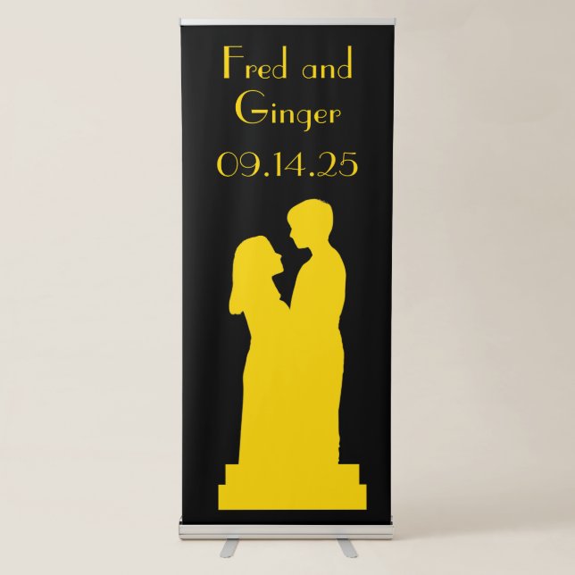 Oscar style Wedding Banner (Front)