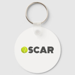Oscar Tennis Keychain
