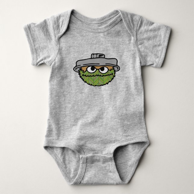 Oscar the Grouch | 80's Throwback 2 Baby Bodysuit (Front)