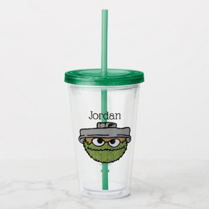 Oscar the Grouch 80's Throwback Acrylic Tumbler