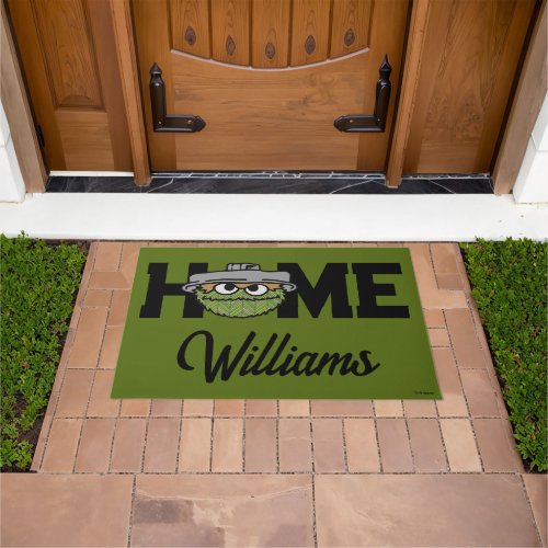 Oscar the Grouch  80s Throwback Doormat