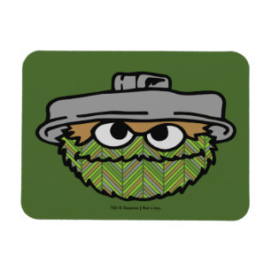 Oscar the Grouch 80's Throwback Magnet