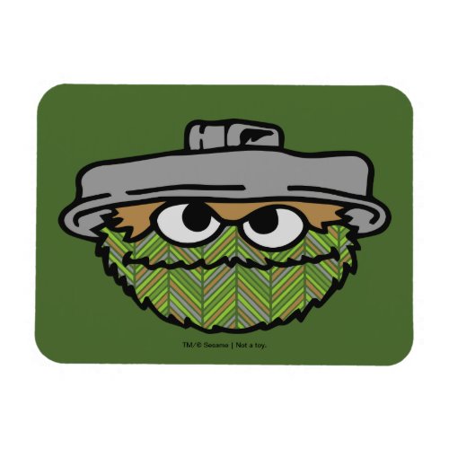 Oscar the Grouch  80s Throwback Magnet