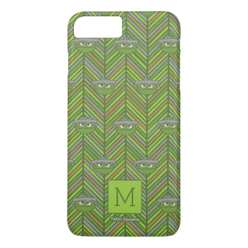 Oscar the Grouch  80s Throwback Pattern iPhone 8 Plus7 Plus Case