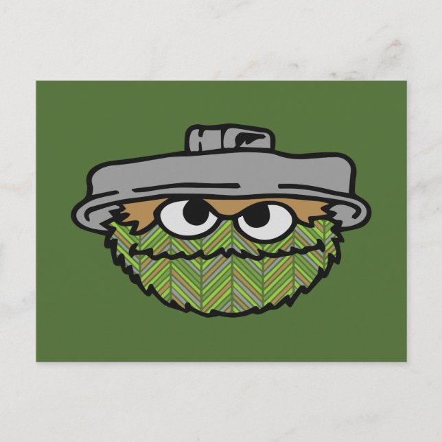 Oscar the Grouch | 80's Throwback Postcard (Front)