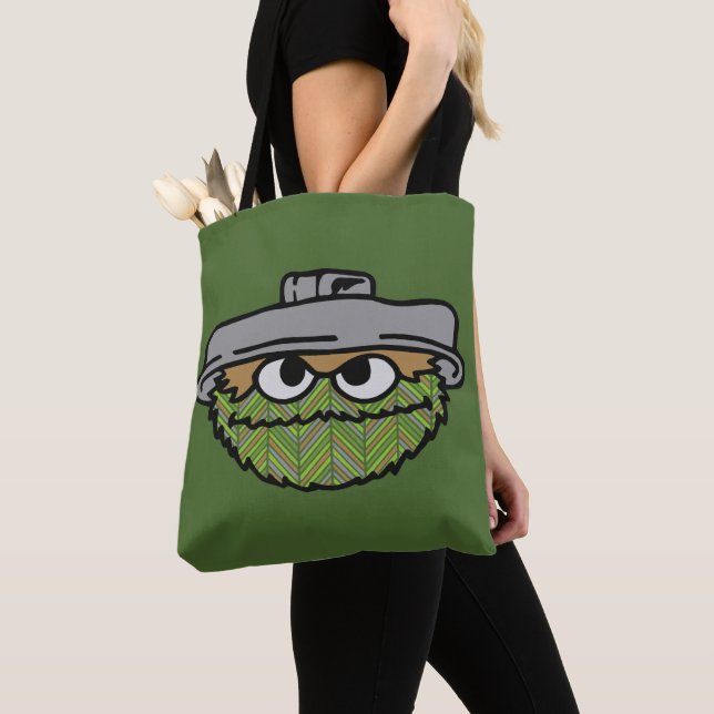 Oscar the Grouch | 80's Throwback Tote Bag (Close Up)