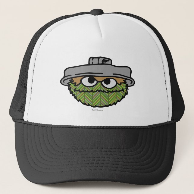 Oscar the Grouch | 80's Throwback Trucker Hat (Front)