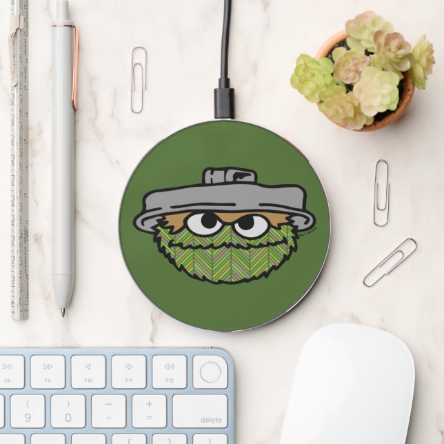 Oscar the Grouch | 80's Throwback Wireless Charger (Desk)