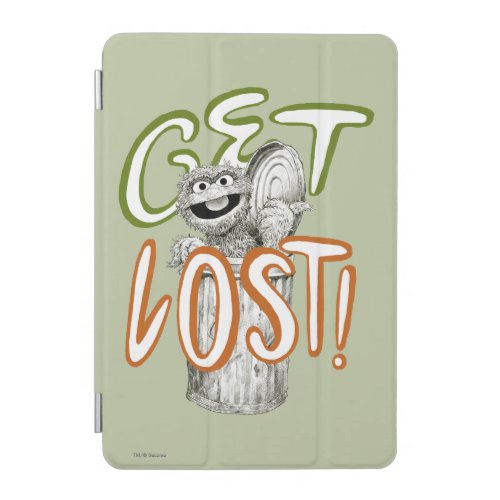 Oscar the Grouch BW Sketch Drawing iPad Mini Cover