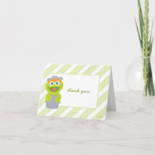 Oscar the Grouch Baby Shower Thank You