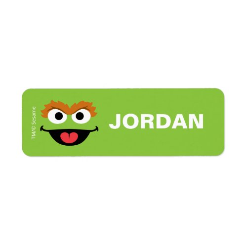 Oscar the Grouch _ Back to School Labels