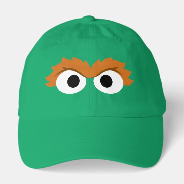 Oscar the Grouch Big Face Hat (Front)