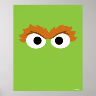 Oscar the Grouch Big Face Poster