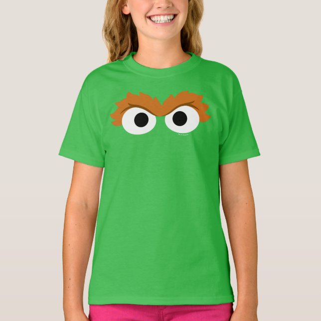 Oscar the Grouch Big Face T-Shirt (Front)