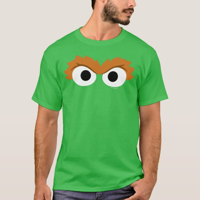 Oscar the Grouch Big Face T-Shirt (Front)