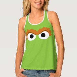 Oscar the Grouch Big Face Tank Top