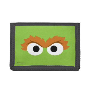 Oscar the Grouch Big Face Tri-fold Wallet